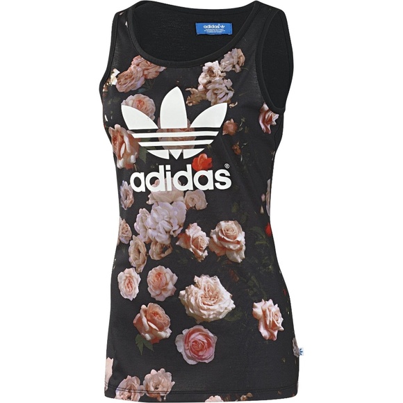 adidas Tops - Adidas Firebird Rose Print Tank top